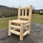 Chaise enfant rustique